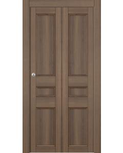 Oxford Uno 07 2R Pecan Nutwood Bi-folding doors