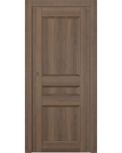 Oxford Uno 07 2R Pecan Nutwood Pocket doors