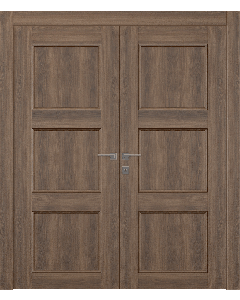 Oxford Uno 07 2Rn Pecan Nutwood Double doors