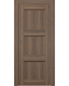 Oxford Uno 07 2Rn Pecan Nutwood Pocket doors