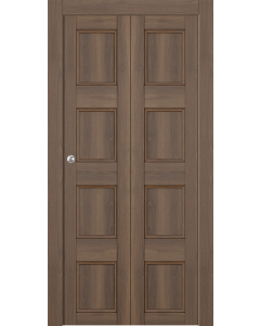 Oxford Uno 07 3R Pecan Nutwood Bi-folding doors