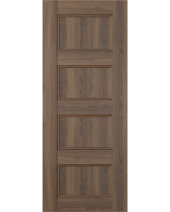 DOOR SLAB OXFORD UNO 07 3R PECAN NUTWOOD 36" X 84" X 1 3/4"
