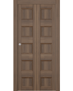 Oxford Uno 07 4R Pecan Nutwood Bi-folding doors