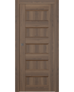 Oxford Uno 07 4R Pecan Nutwood Pocket doors