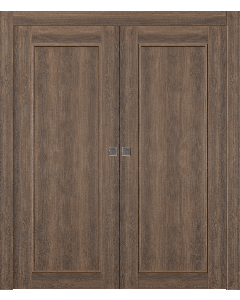 Oxford Uno 07 Pecan Nutwood Double pocket doors