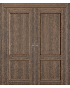 Oxford Uno 07 R Pecan Nutwood Double pocket doors