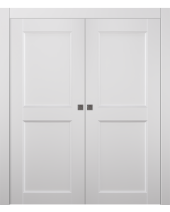 Oxford Uno 07 Rn Snow White Double pocket doors