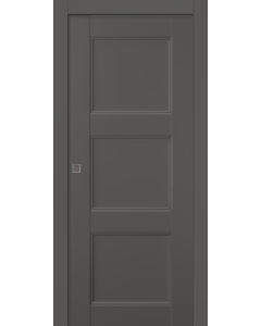 Oxford Uno 07 2Rn Gray Matte Pocket doors