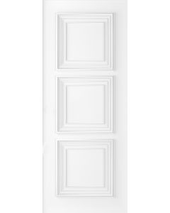 DOOR SLAB PALAZZO 3 POLAR WHITE 24" X 92 1/2" X 1 3/4" SOLID CORE