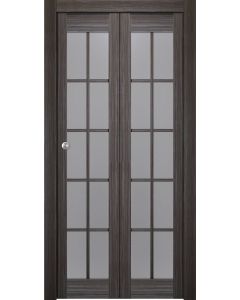 Palladio 10 Lite Vetro Gray Oak Bi-folding doors