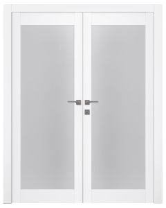 Palladio 207 Vetro Bianco Noble Double doors
