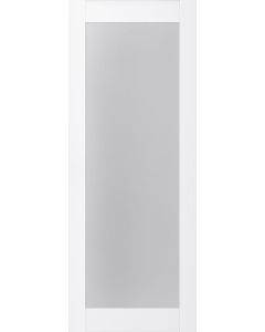 DOOR SLAB PALLADIO 207 VETRO BIANCO NOBLE 18" X 80" X 1 9/16" TEMPERED FROSTED GLASS