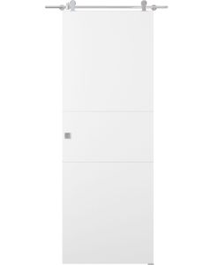 Palladio 2H Bianco Noble Barn doors