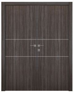 Palladio 2H Gray Oak Double doors