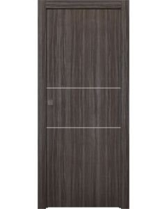 Palladio 2H Gray Oak Pocket doors