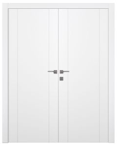 Palladio 2U Bianco Noble Double doors