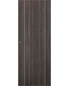 Palladio 2U Gray Oak Hidden barn