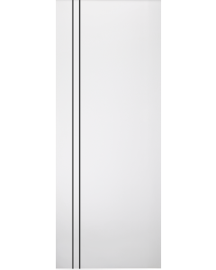 DOOR SLAB PALLADIO 2V BLACK BIANCO NOBLE 30" X 80" X 1 9/16" SOLID CORE