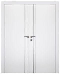 Palladio 2V Bianco Noble Double doors