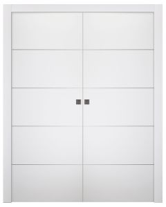 Palladio 4H Bianco Noble Double pocket doors