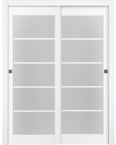 Palladio 5 Lite Vetro Bianco Noble Bypass doors