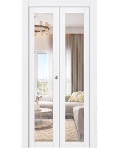 Palladio 207 Clear Vetro Bianco Noble Bi-folding doors