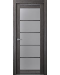 Palladio 5 Lite Vetro Gray Oak
