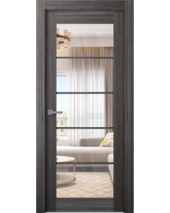 Palladio 5 Lite Clear Vetro Gray Oak