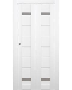 Perla Vetro Bianco Noble Bi-folding doors