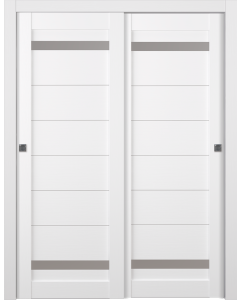 Perla Vetro Bianco Noble Bypass doors