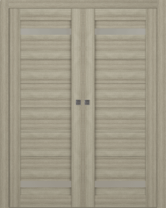 Perla Vetro Shambor Double pocket doors