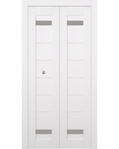 Perla Vetro Snow White Bi-folding doors