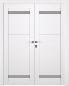 Perla Vetro Snow White Double doors