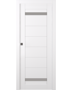 Perla Vetro Snow White Pocket doors