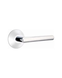 EMTEK STUTTGART LEVER WITH MODERN ROSETTE PRIVACY LH POLISHED CHROME (US26) 5207