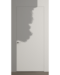 Primed Door Example For Painting In Grey