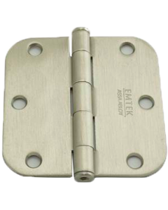 3 1/2" X 3 1/2" RESIDENTIAL DUTY HINGE WITH 5/8" RADIUS CORNERS 91033 US15 (SN)