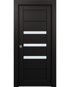 Rita Vetro Black Matte Pocket doors