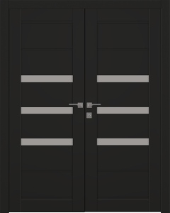Rita Vetro Black Matte Double doors