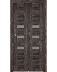 Rita Vetro Gray Oak Bi-folding doors