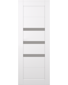 DOOR SLAB RITA VETRO SNOW WHITE 32" X 80" X 1 3/4" FROSTED GLASS