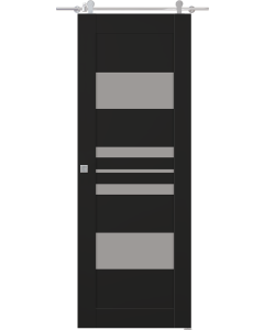 Romi Vetro Black Matte Barn doors