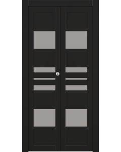 Romi Vetro Black Matte Bi-folding doors
