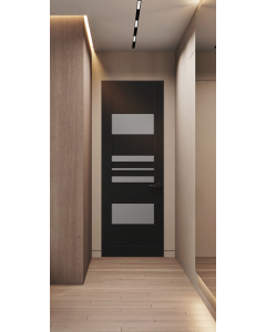Romi Vetro Black Matte Frameless
