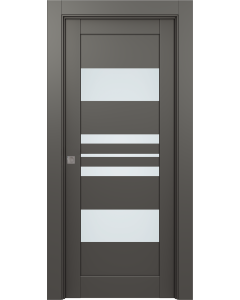 Romi Vetro Gray Matte Pocket doors