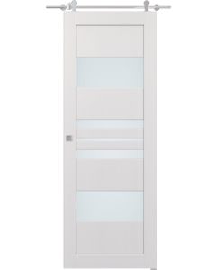 Romi Vetro Bianco Noble Barn doors