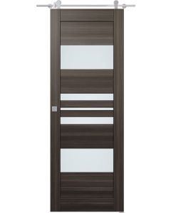 Romi Vetro Gray Oak Barn doors