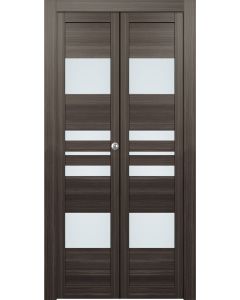 Romi Vetro Gray Oak Bi-folding doors
