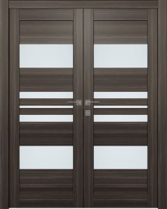 Romi Vetro Gray Oak Double doors