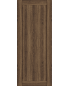 DOOR SLAB SHAKER 1 PANEL PECAN NUTWOOD 30" X 80" X 1 3/4"